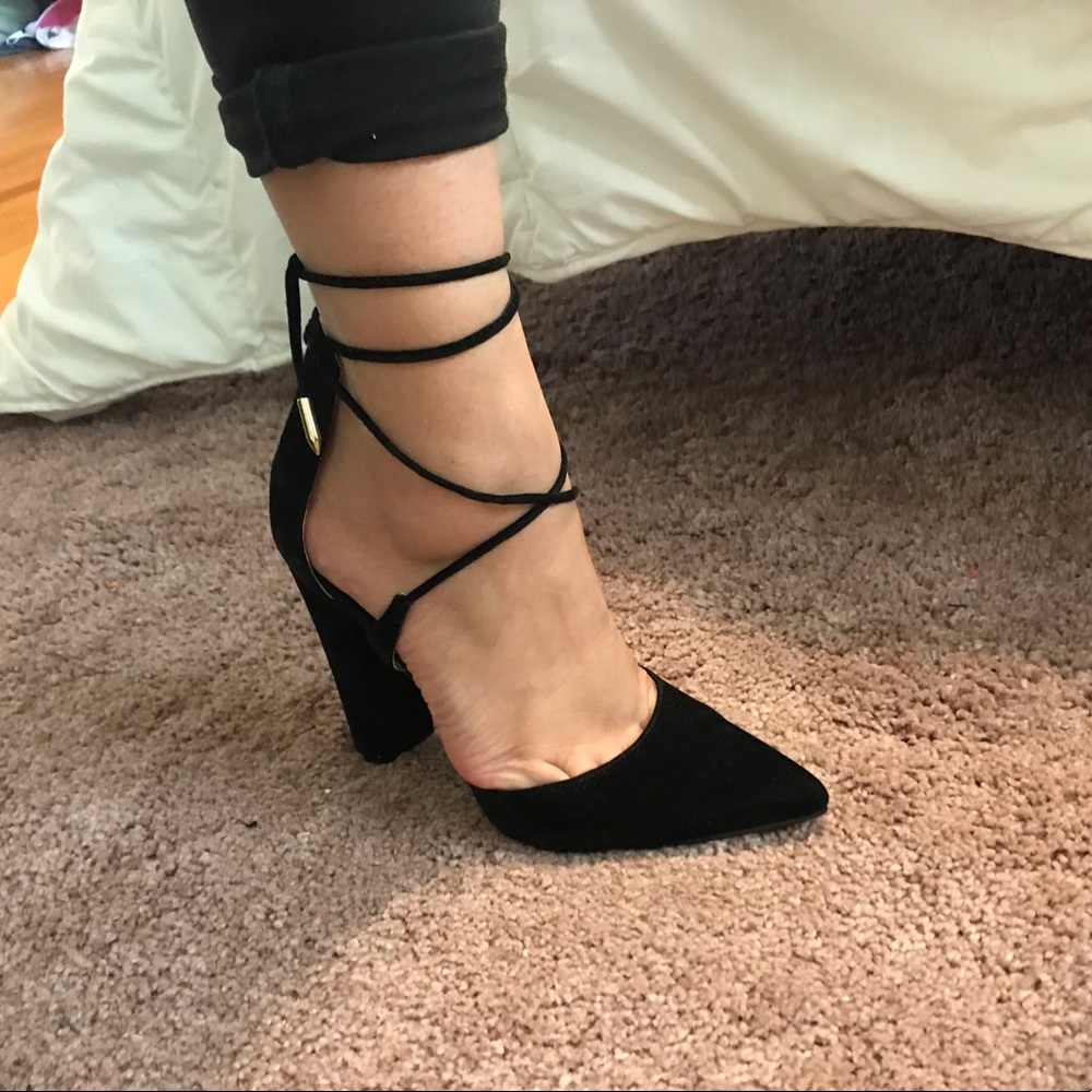 Lulu’s size 7 Lace Up Heels